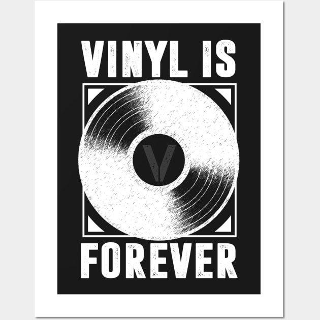 Vinyl Is Forever Wall Art by SolarFlare